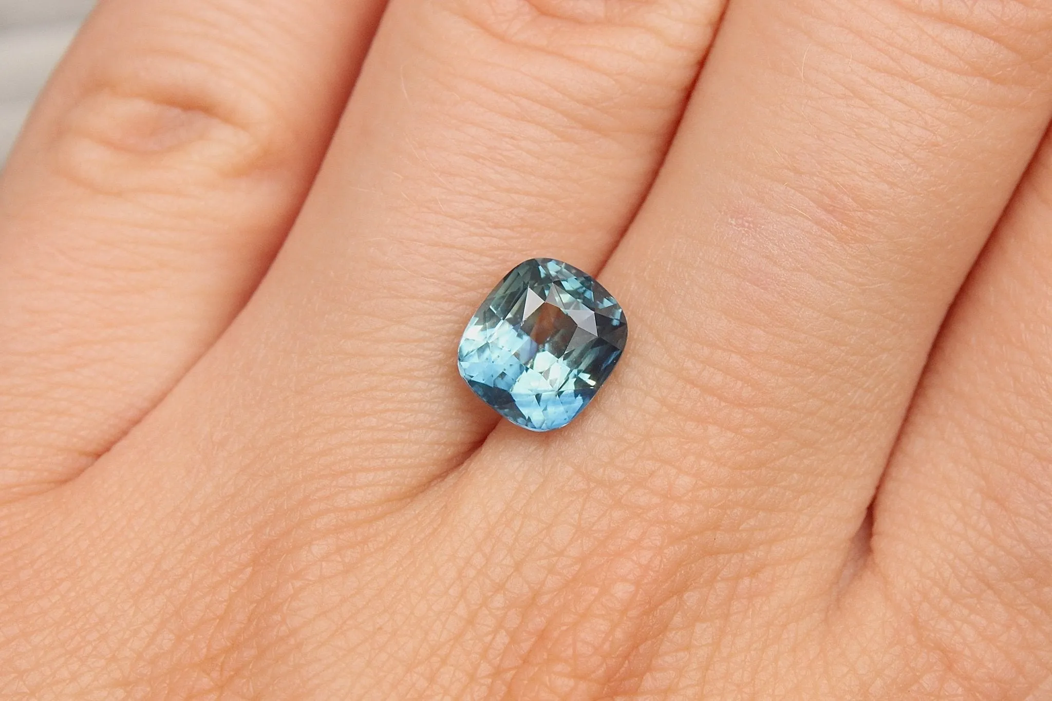 3.61ct Cushion Cut Sapphire