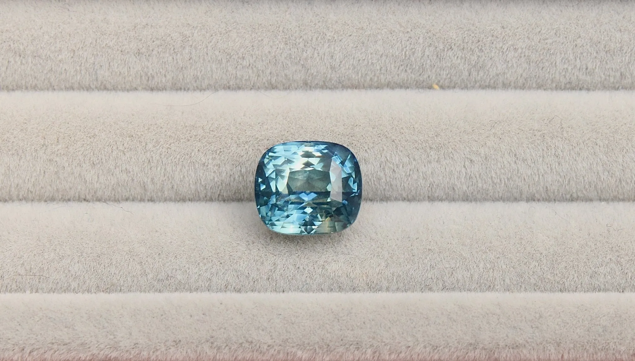 3.61ct Cushion Cut Sapphire
