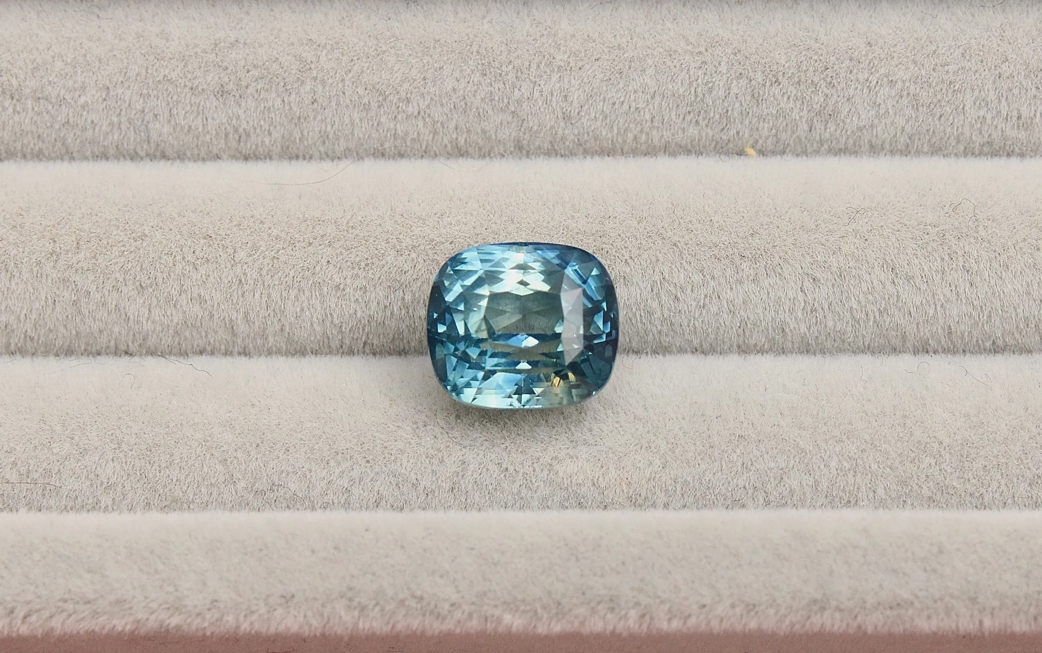 3.61ct Cushion Cut Sapphire
