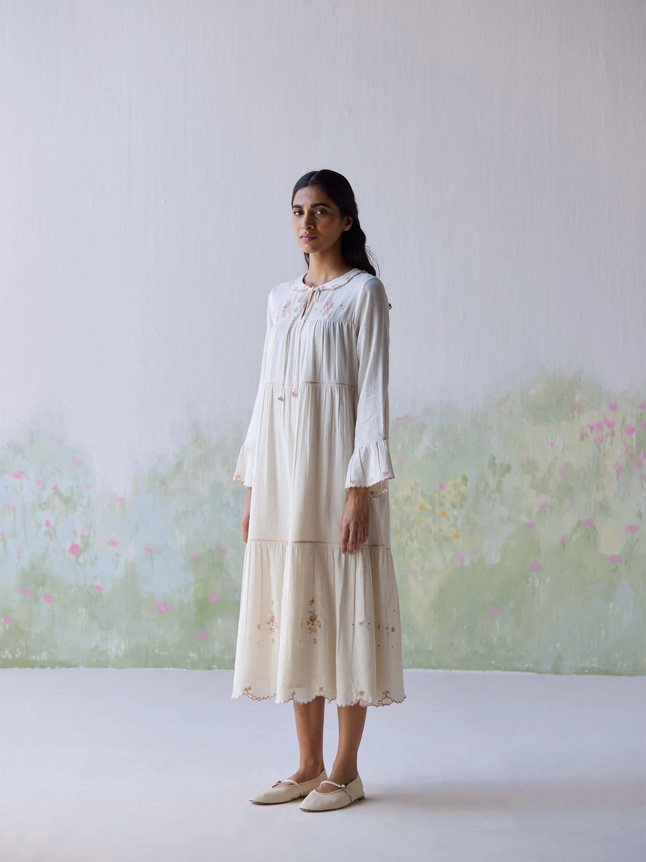 Adagio Tier Midi Dress