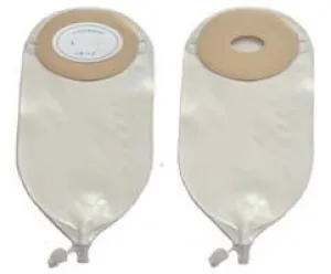 Adult Post-Op Urine Pouch Oval C Trim To Fit 1-3/16" x 2-1/4" with Flutter Valve, Convex