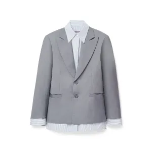 All in 1 suit Top [Grey]