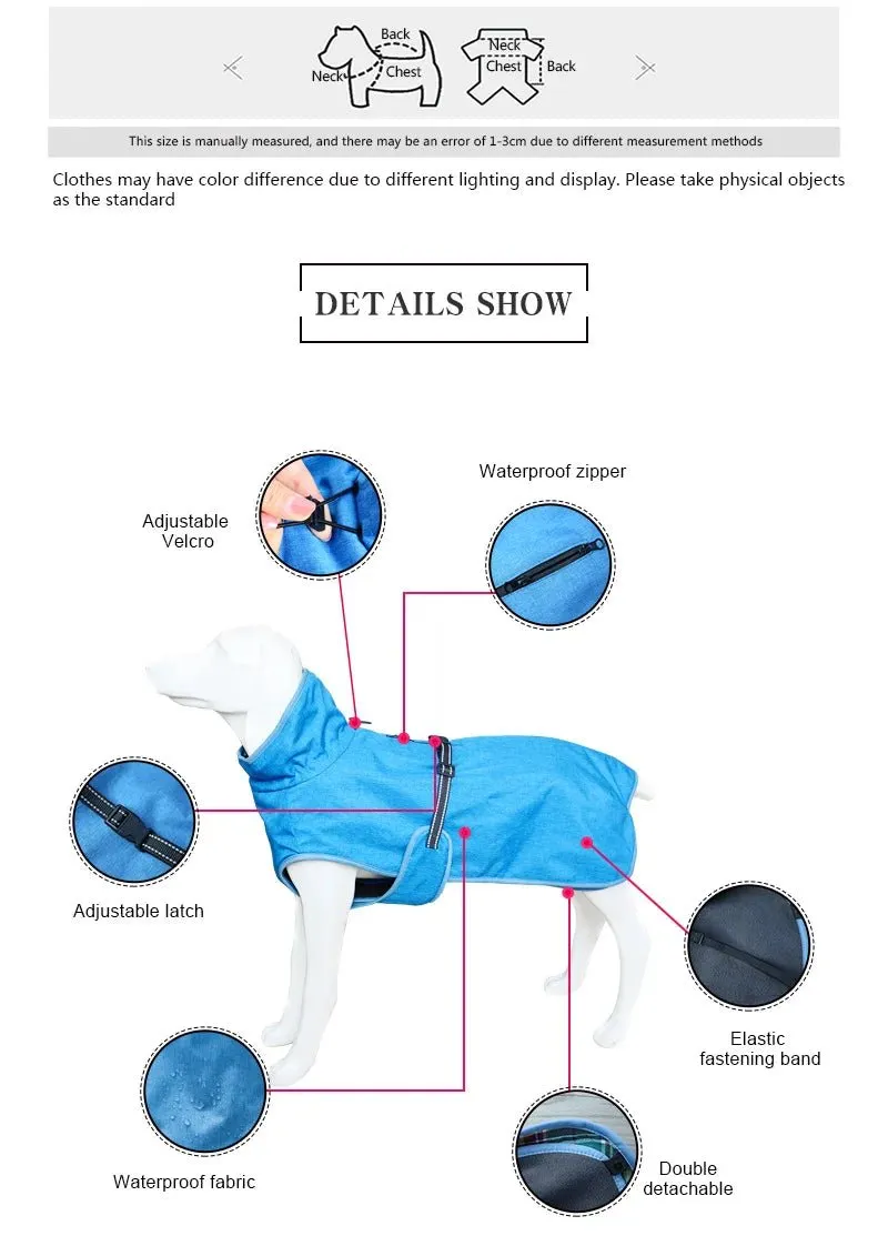 AnniePaw 3-in-1 Detachable Ski Suit Windproof Thick Winter Jacket