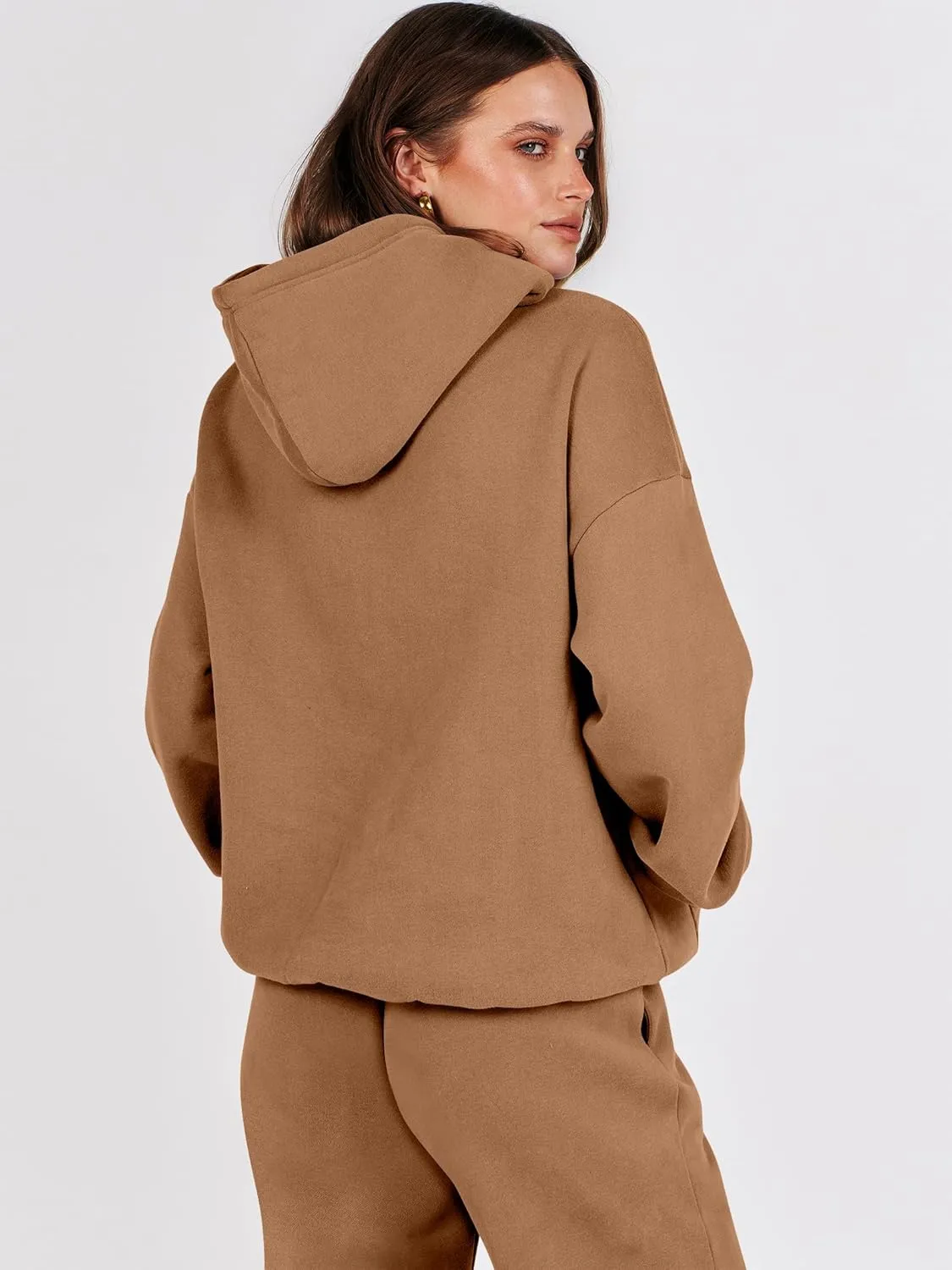 ANRABESS Womens 2 Piece Outfits Lounge Hoodie Oversized Sweatshirt Jogger Sweatpants Y2K Tracksuit Sweatsuit Set Fall Clothes