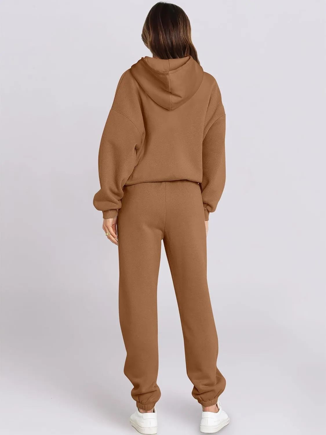ANRABESS Womens 2 Piece Outfits Lounge Hoodie Oversized Sweatshirt Jogger Sweatpants Y2K Tracksuit Sweatsuit Set Fall Clothes