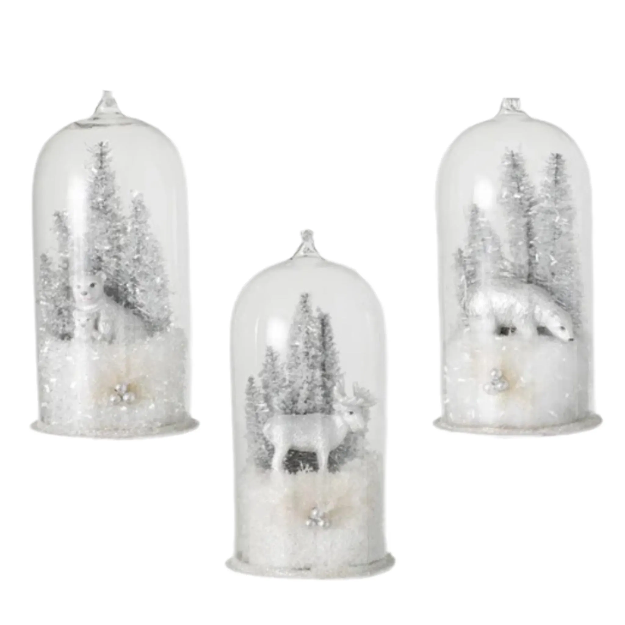 Assorted Wildlife In Dome Ornament, INDIVIDUALLY SOLD