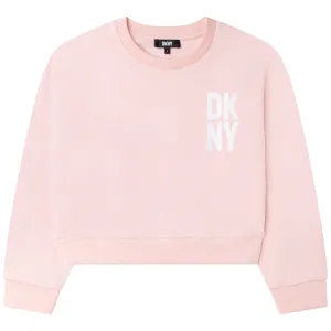 AW22 DKNY Girls Pink Tracksuit