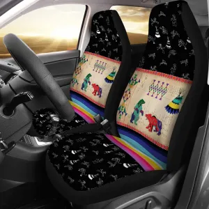 Bear Ledger Black Sky Universal Car Seat Cover With Thickened Back