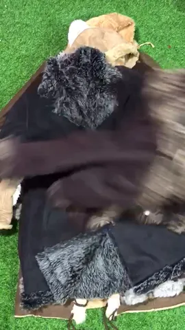 Beautiful y2k fur afghan coats