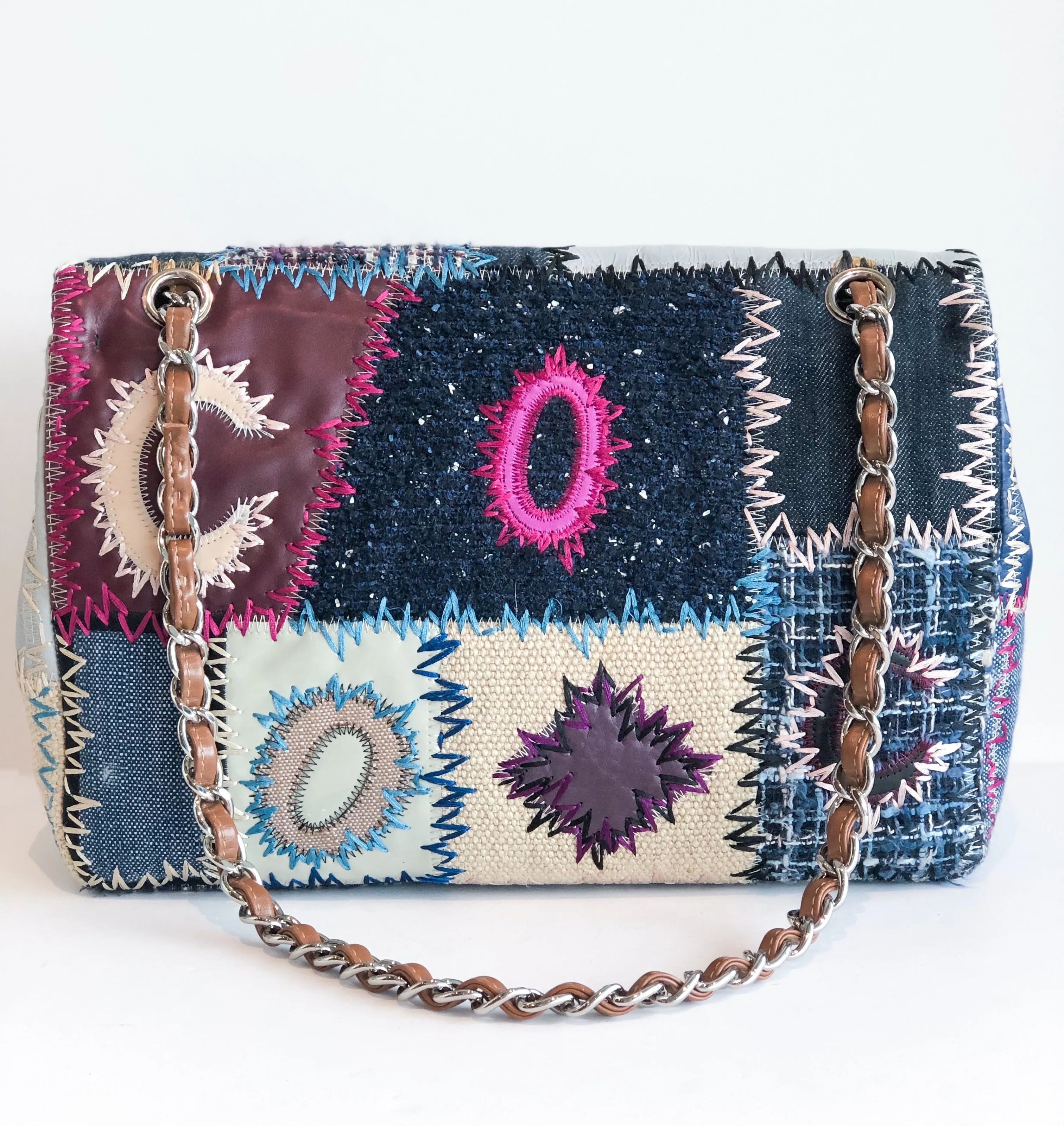 Chanel Patchwork Classic Medium Single Flap Bag