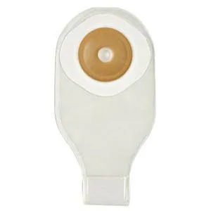 Convex Nu-Self Drainable Pouch W/Barr, Opq, 1 1/4"
