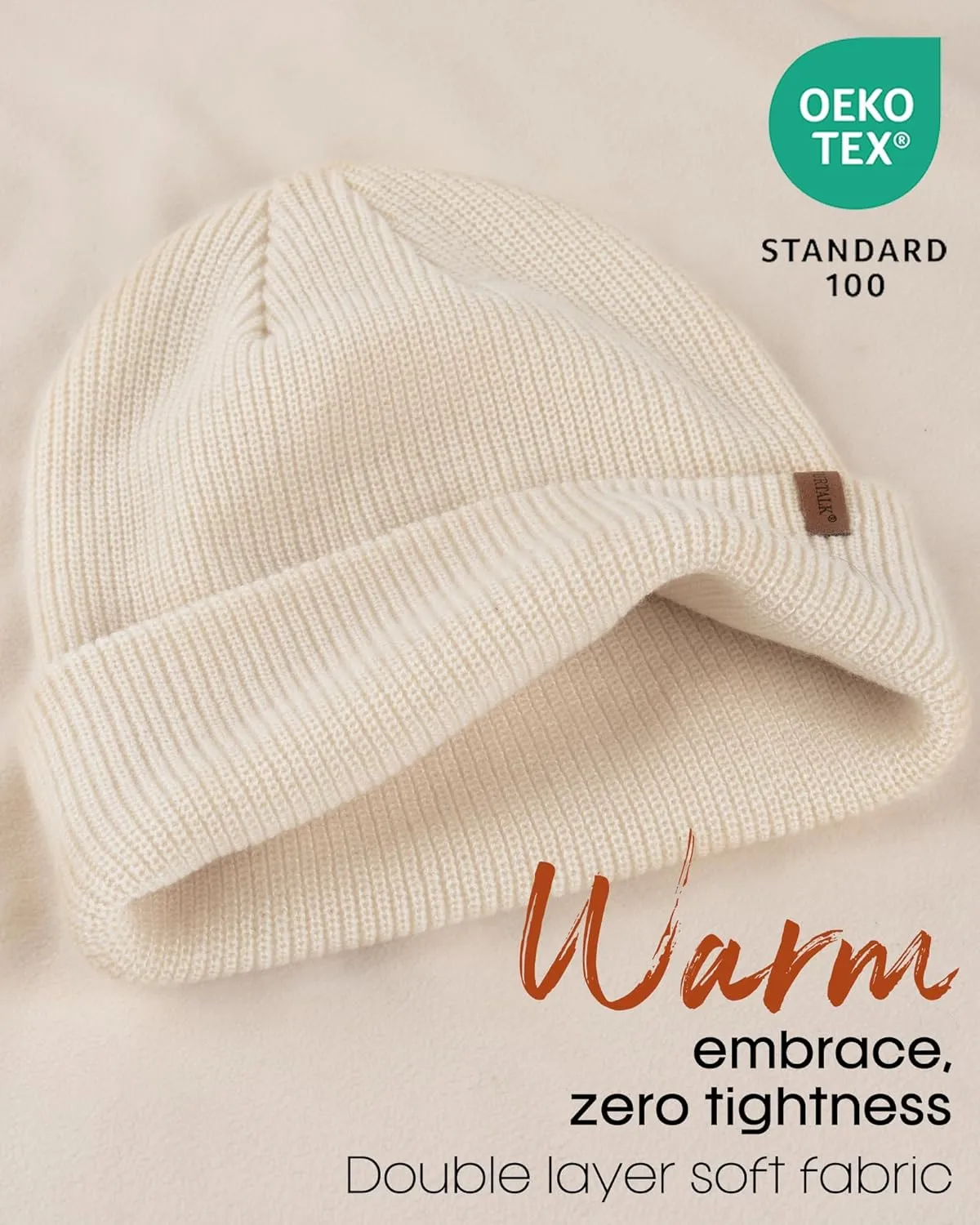 FURTALK Beanie Hats for Women Men Winter Hats Womens Knitted Slouchy Beanies Cuffed Skull Cap Warm Ski Hat