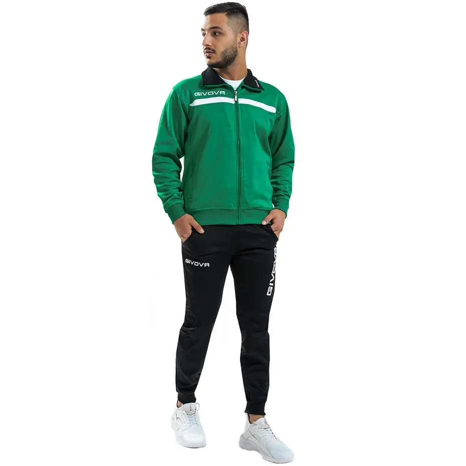 Givova Tuta Givova One Tracksuit Green-Black Tt012 1310 Xs