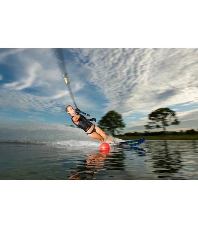 HO Syndicate Omega Slalom Ski with Stance Atop Boot & RTP (2022)