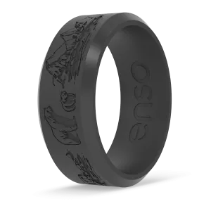 Holiday Silicone Ring - Polar Bear Adventure - Slate