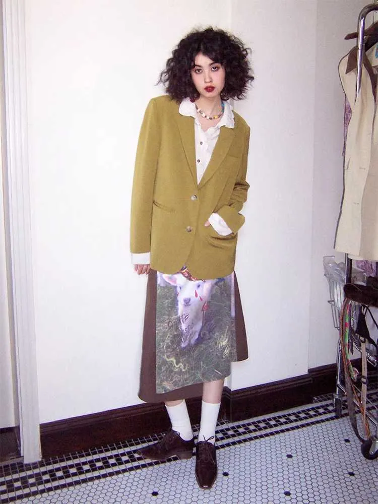 Loose simple suit【s0000009638】