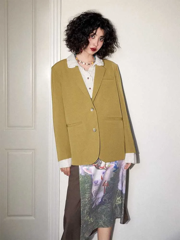 Loose simple suit【s0000009638】