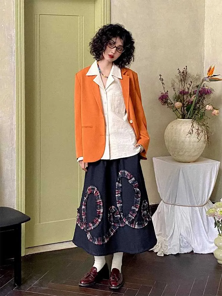 Loose simple suit【s0000009638】