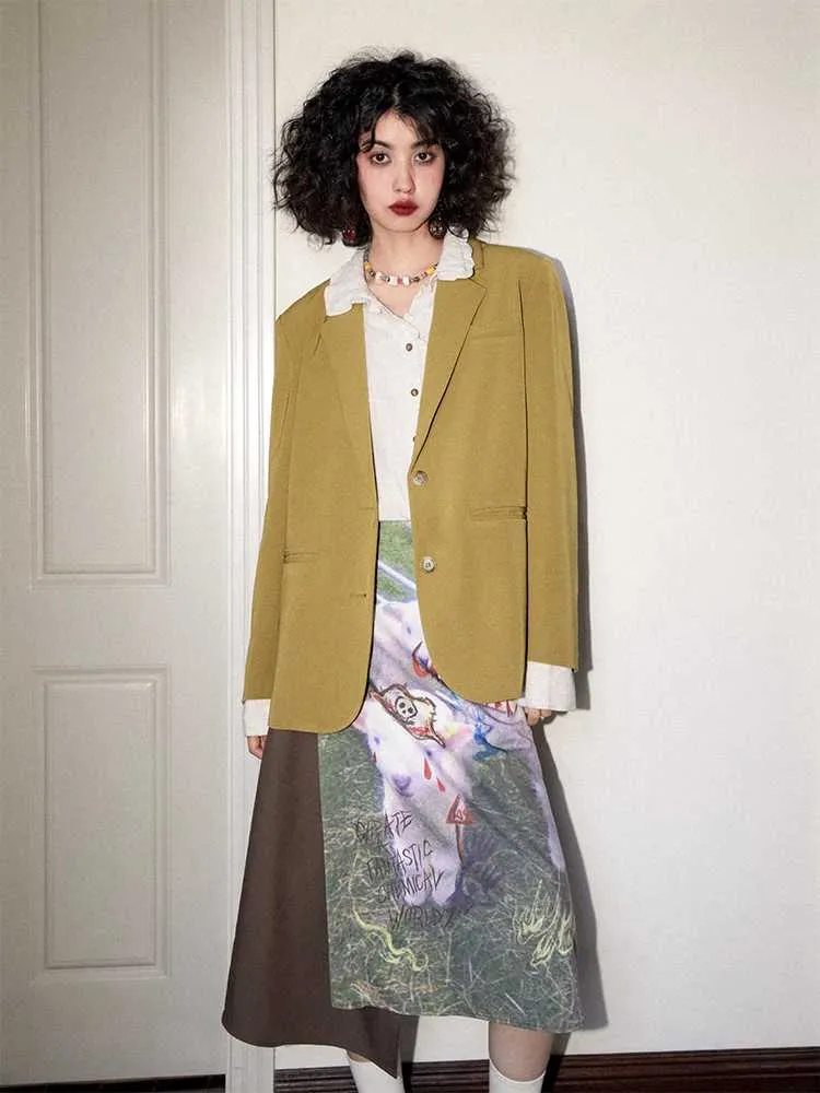 Loose simple suit【s0000009638】
