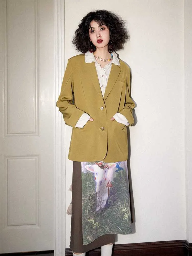 Loose simple suit【s0000009638】