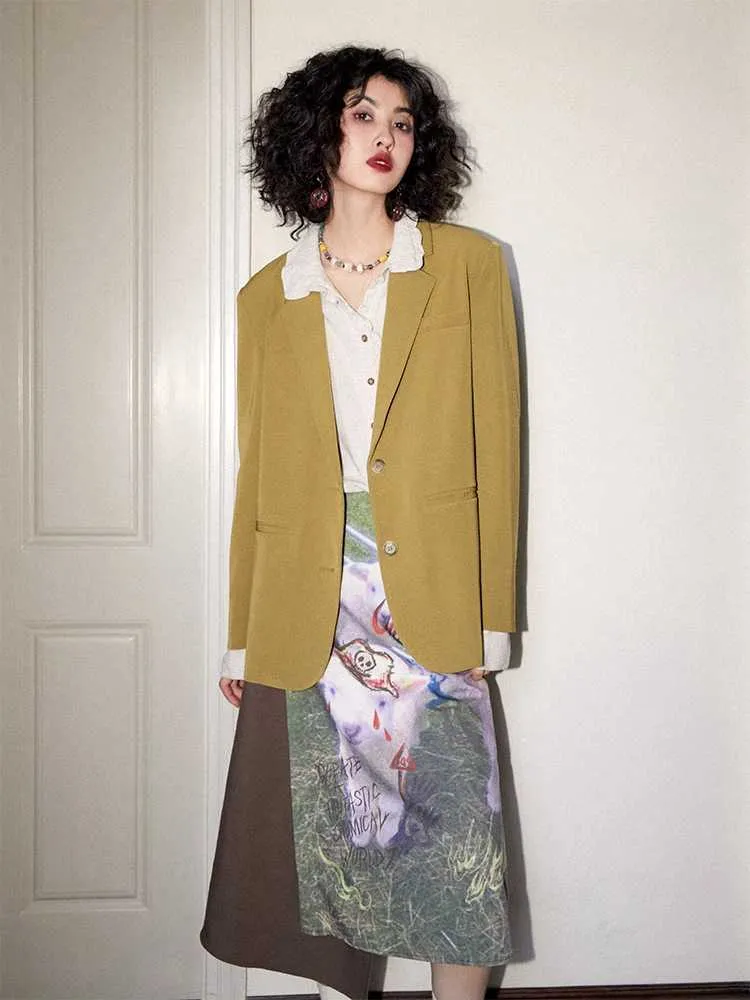 Loose simple suit【s0000009638】