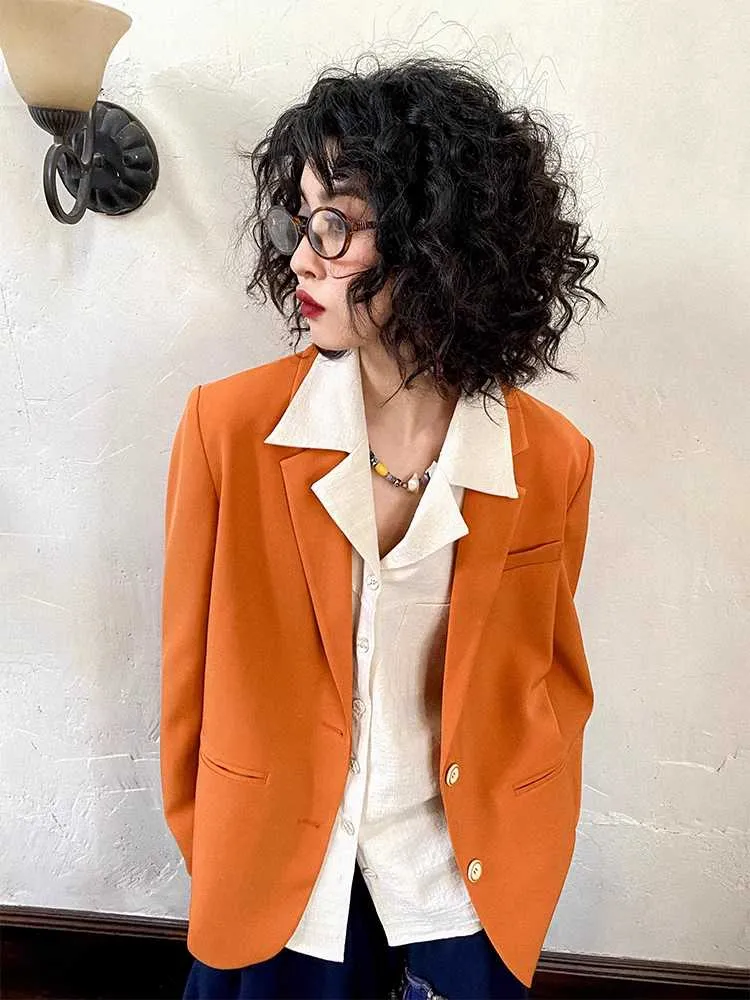 Loose simple suit【s0000009638】