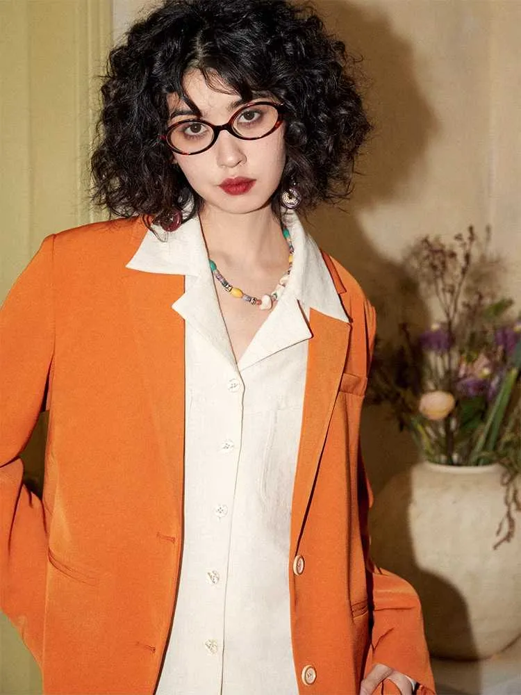 Loose simple suit【s0000009638】