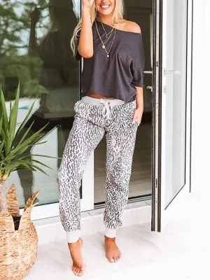 Loose Suit with Round Neck Pocket
