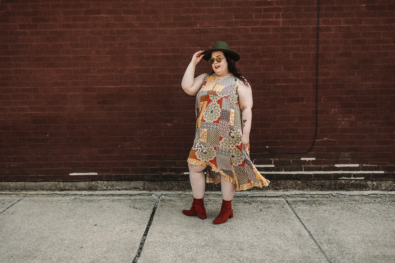 madeline dress in olive
