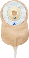 Marlen Manufacturing UltraLite™ One-piece Urostomy Pouch with AquaTack™ Hydrocolloid Shallow Convex Skin Barrier and E-Z Drain Valve 1-3/4" Opening, 9-1/4" L x 5-3/4" W, Transparent, 16Oz, Odor-proof