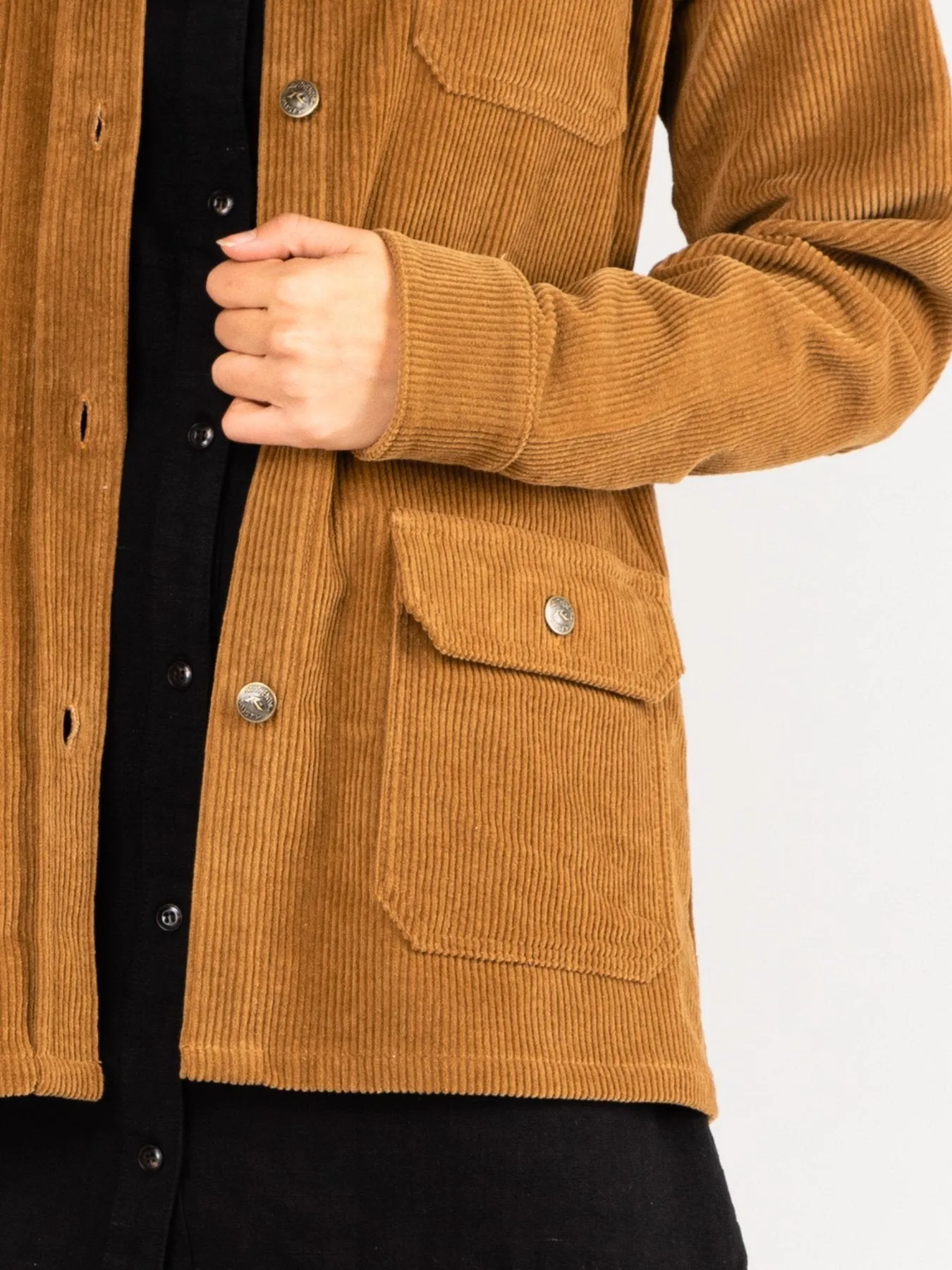 Mazey Cargo Jacket - Camel