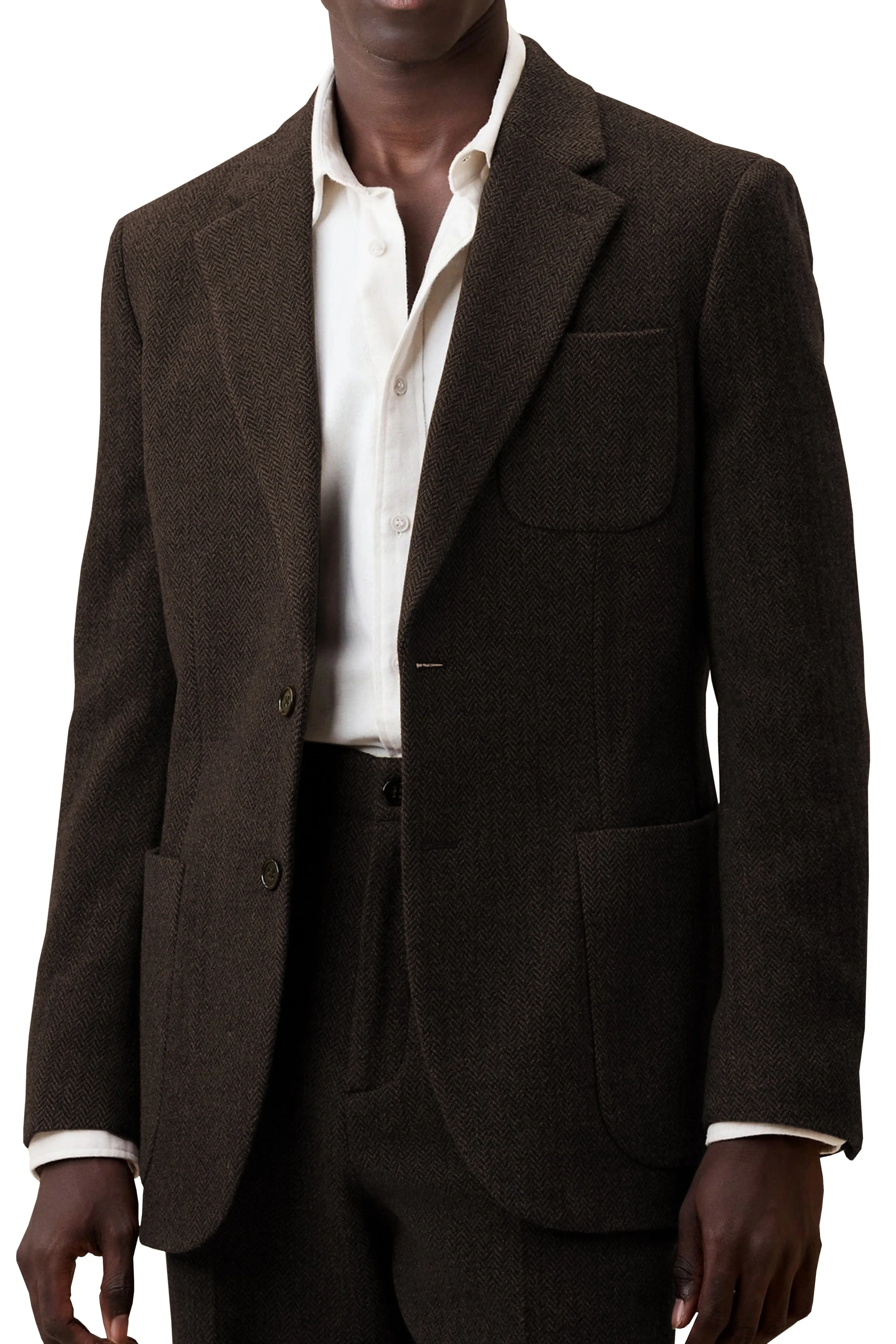 Men's Suit 2 Piece Peak Lape Jacket (Blazer Pants)