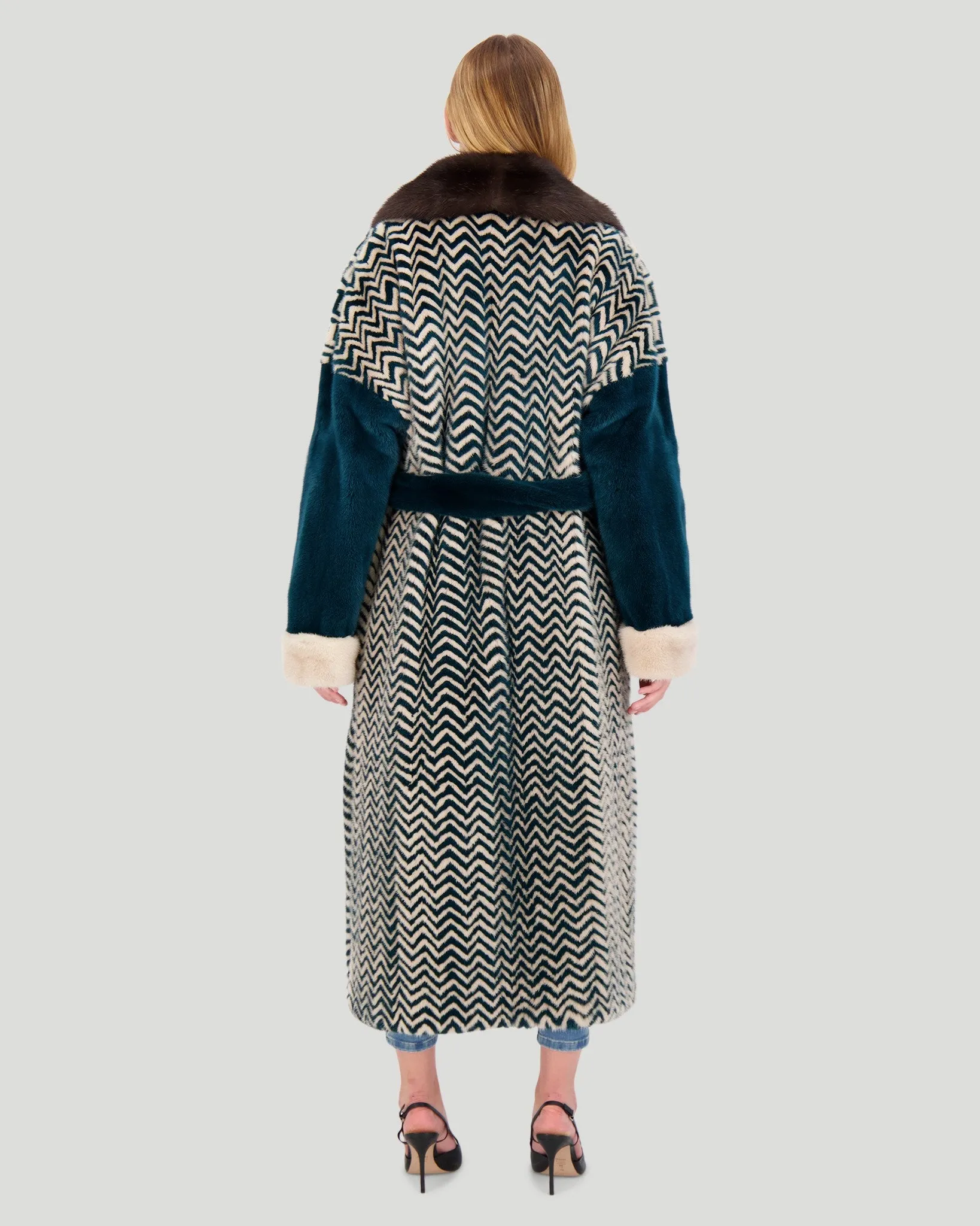 Mink Coat with Sable Collar
