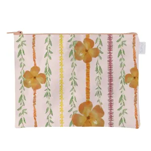 Mixed Lei Orange X-Large Pouch