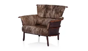 Navajo Armchair - Dark Brindle