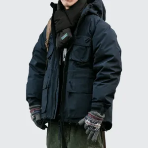 Navy Cargo Jacket