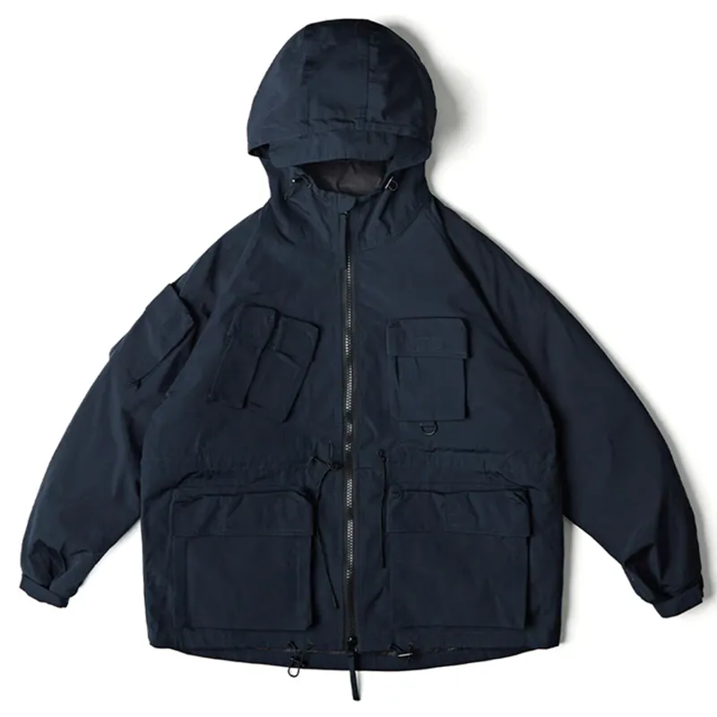 Navy Cargo Jacket