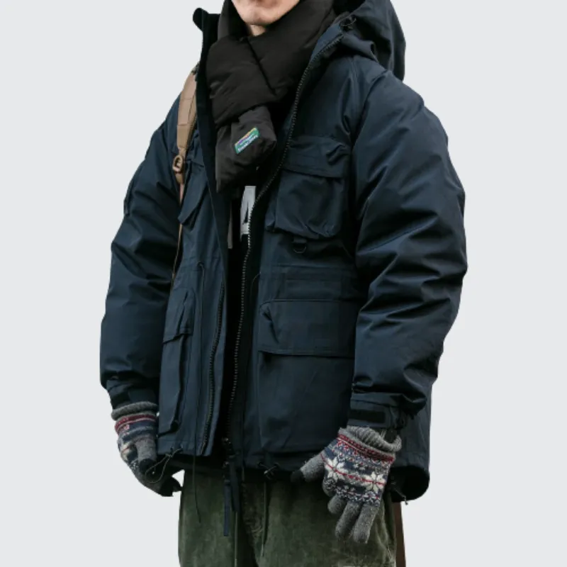 Navy Cargo Jacket