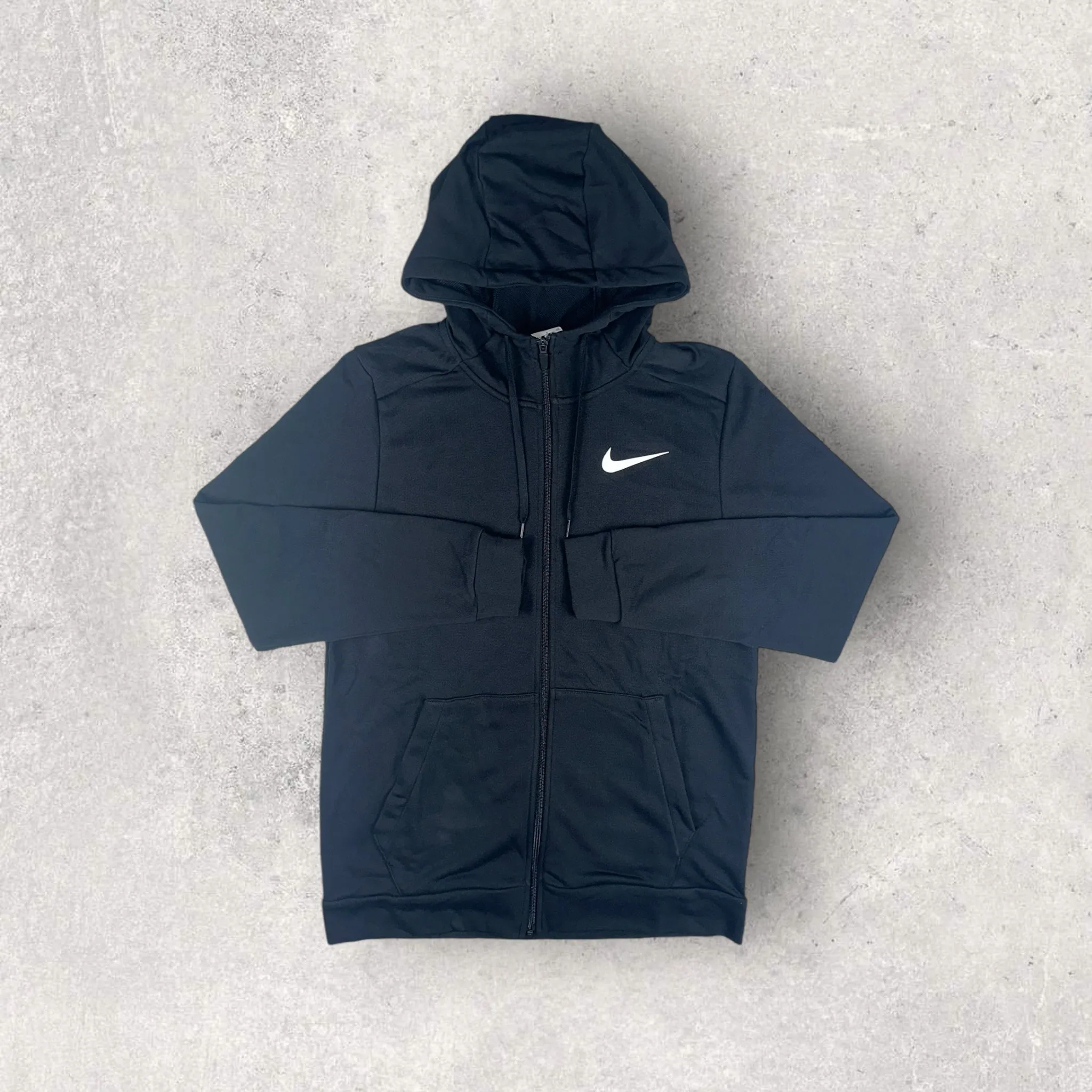 NIKE PRO DRI-FIT FLEECE TRACKSUIT - BLACK