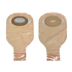 Nu-Flex 1-Piece Adult Drainable Pouch Cut-to-Fit Convex 1-1/8" x 2" Oval With Barrier