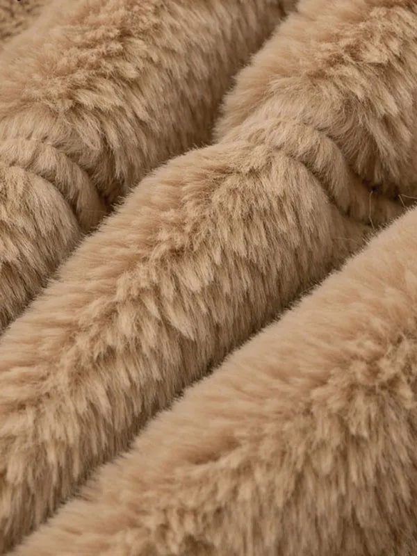 On-trend Warm Thick Plush Warm Zipper Cardigan Coats