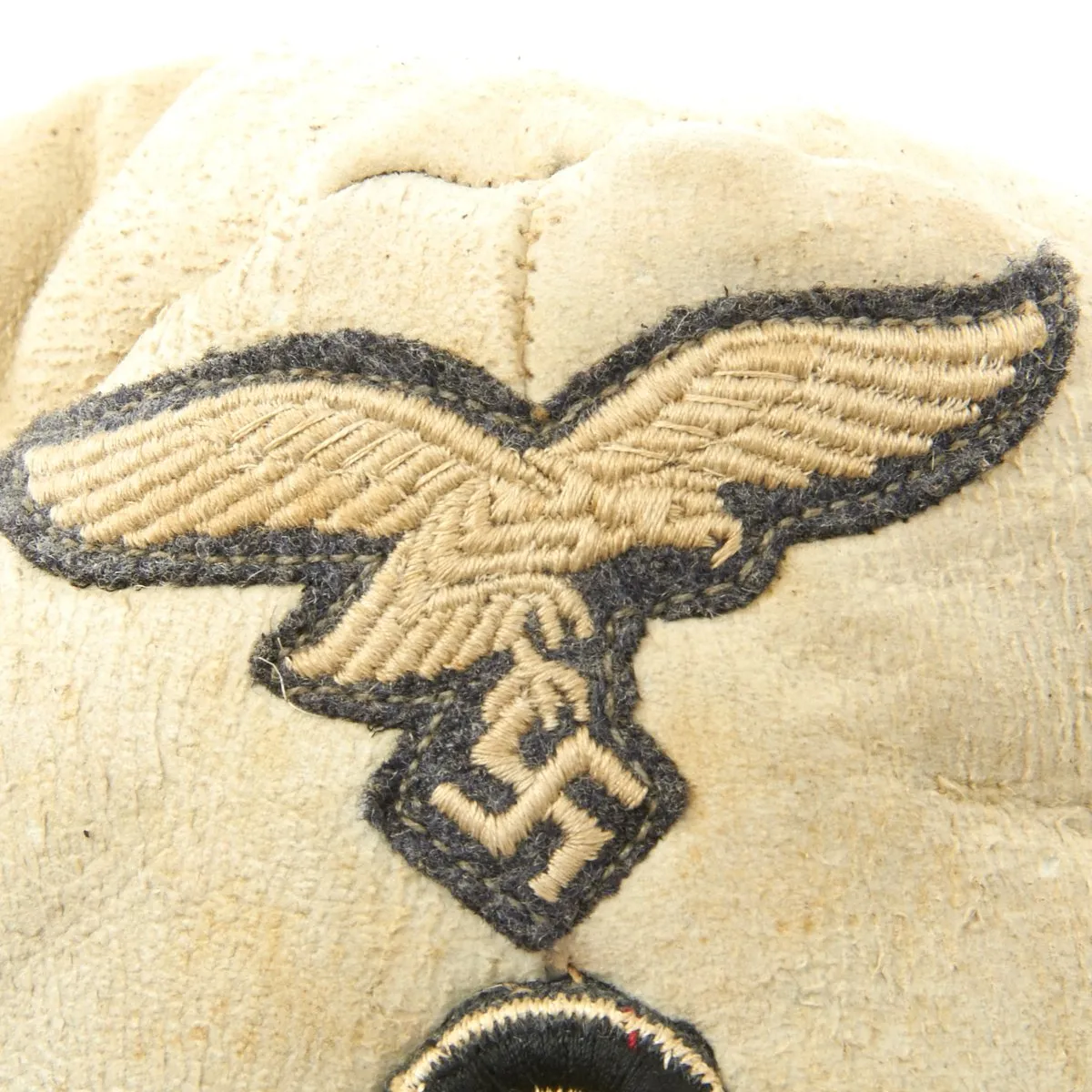 Original German Luftwaffe M43 Winter Field Cap - Dated 1942