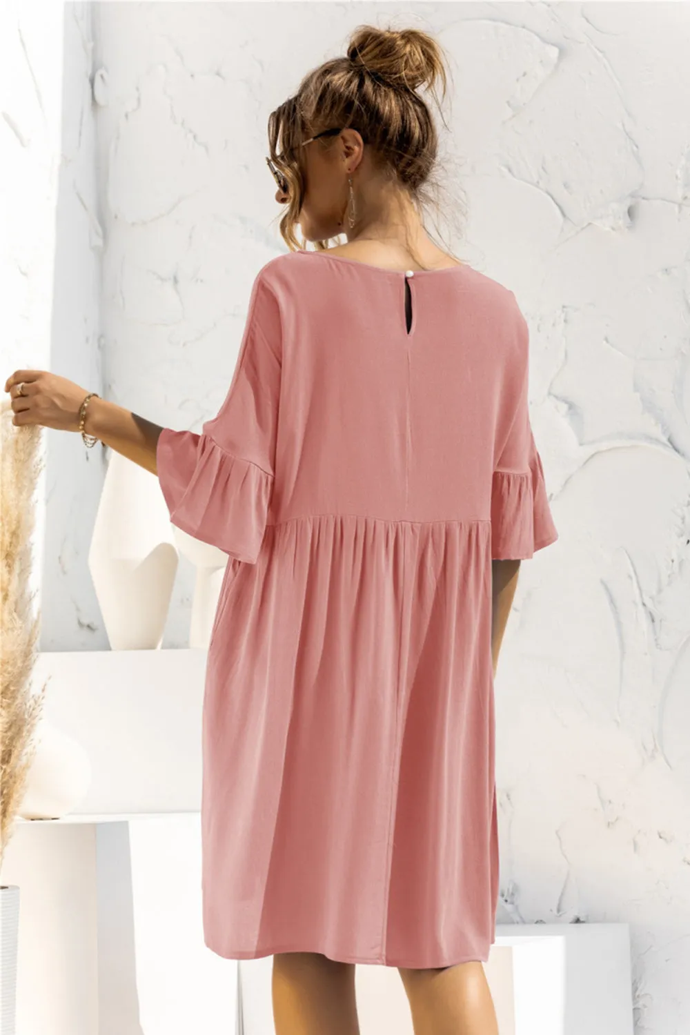 Patchwork Pocket Dress