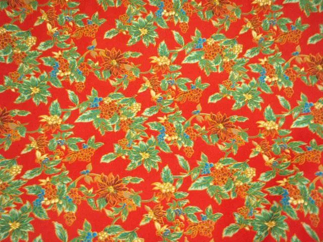 Poinsettia - Cotton Poplin Patchwork