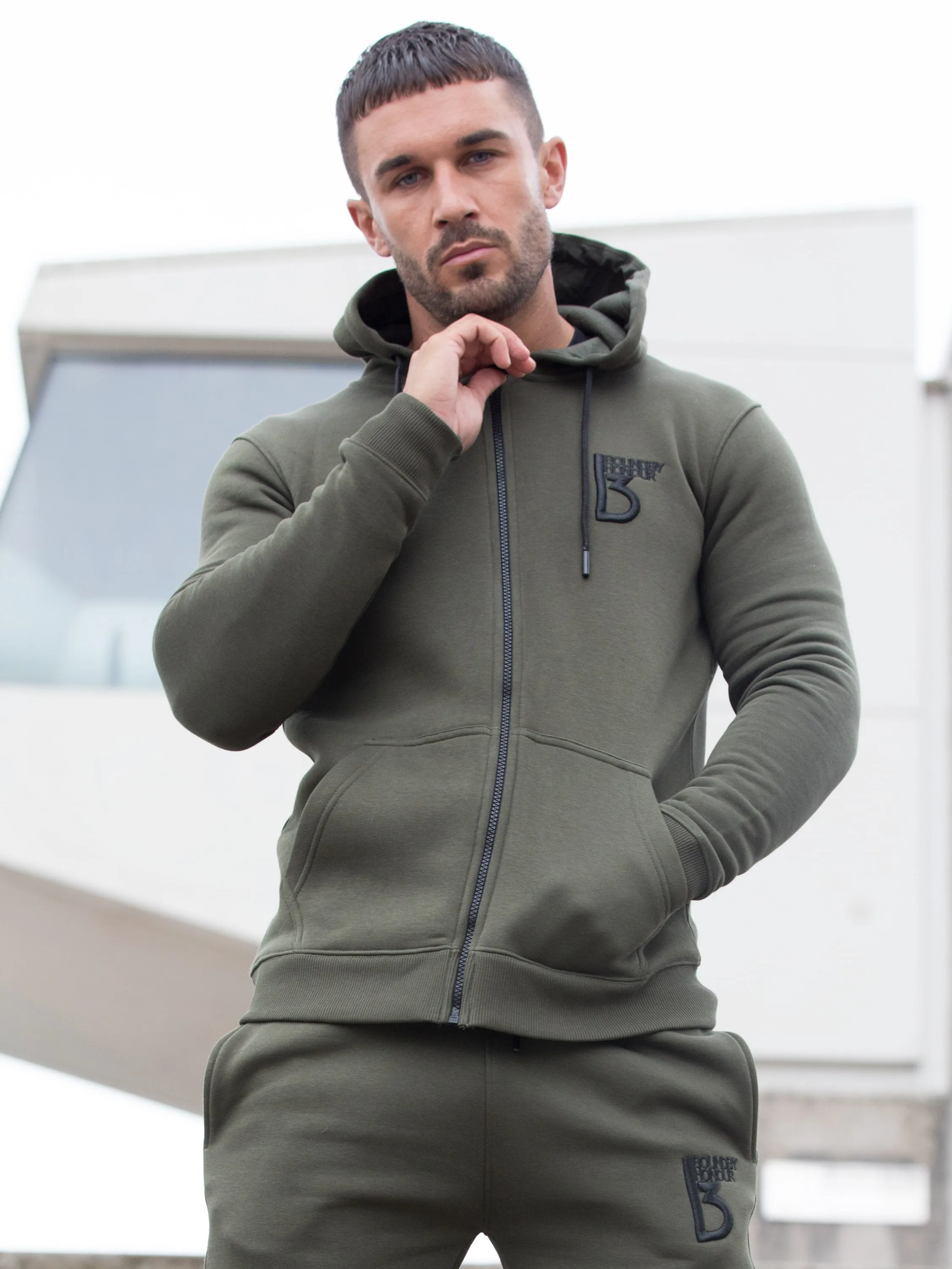 Scale Zipped Tracksuit Hood | Bound By Honour