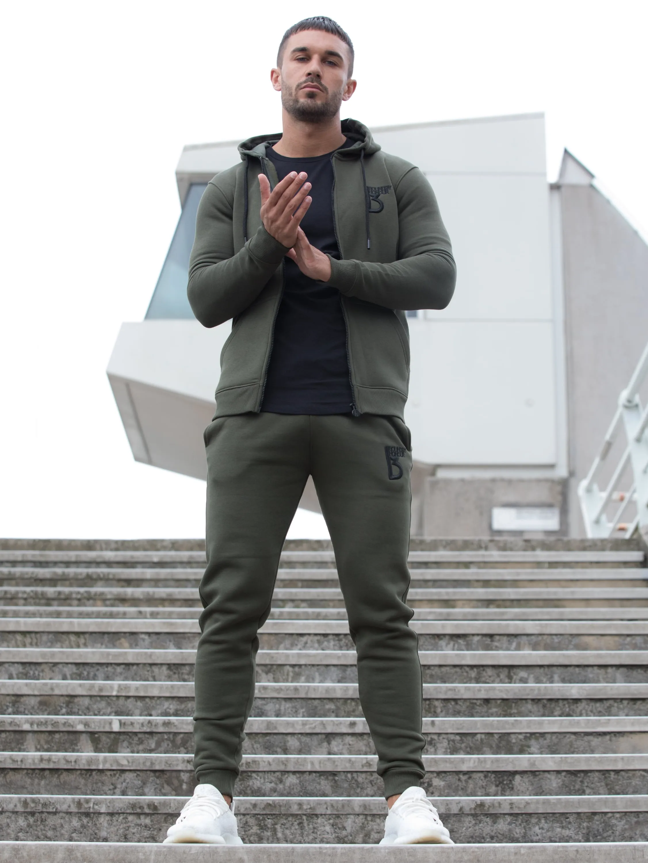 Scale Zipped Tracksuit Hood | Bound By Honour