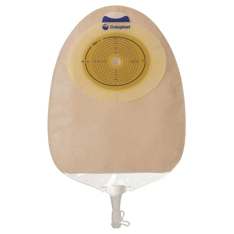 SenSura Xpro Non-Convex Extra-Extended Wear Urostomy Pouch Cut-To-Fit 3/8"- 3", Transparent