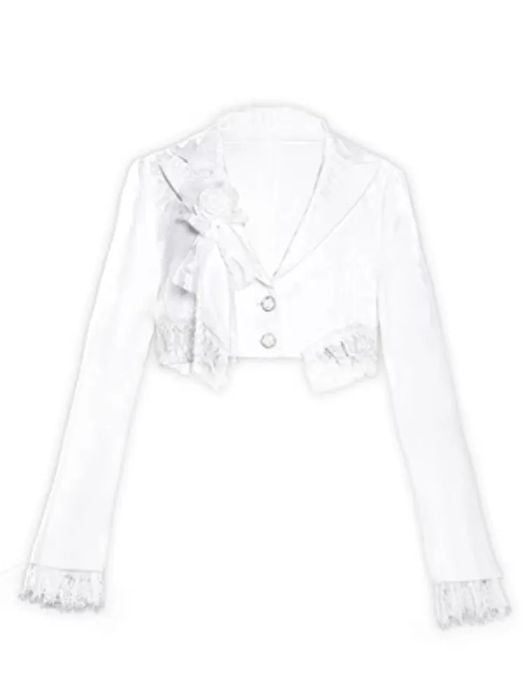 Short loose suit jacket   Brooch【s0000005560】