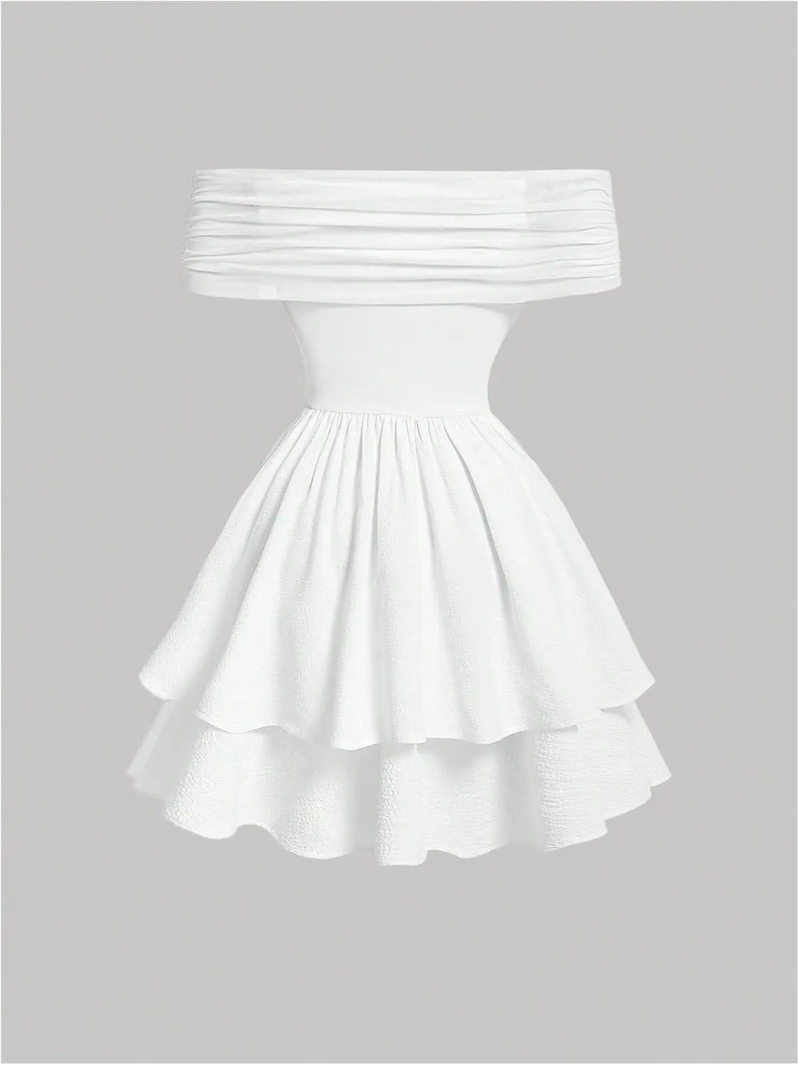 SOLY HUX Women's Off The Shoulder Ruffle Cocktail Dress 2025 Summer Wrap Dress Wedding Guest Graduation Prom Dresses