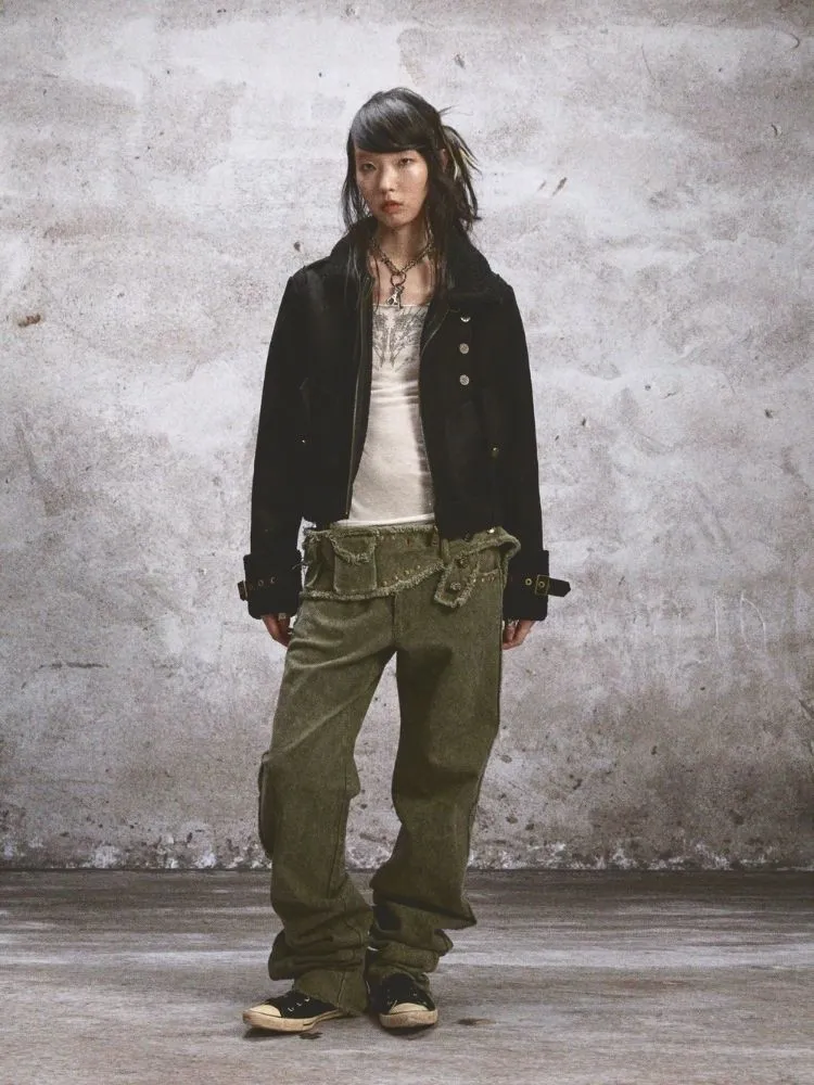 Standing Collar Lapel Thickened Jacket【s0000005765】